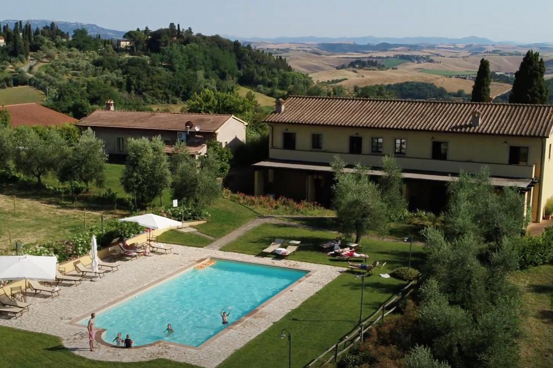 Olive oil and wine farm in central Tuscany