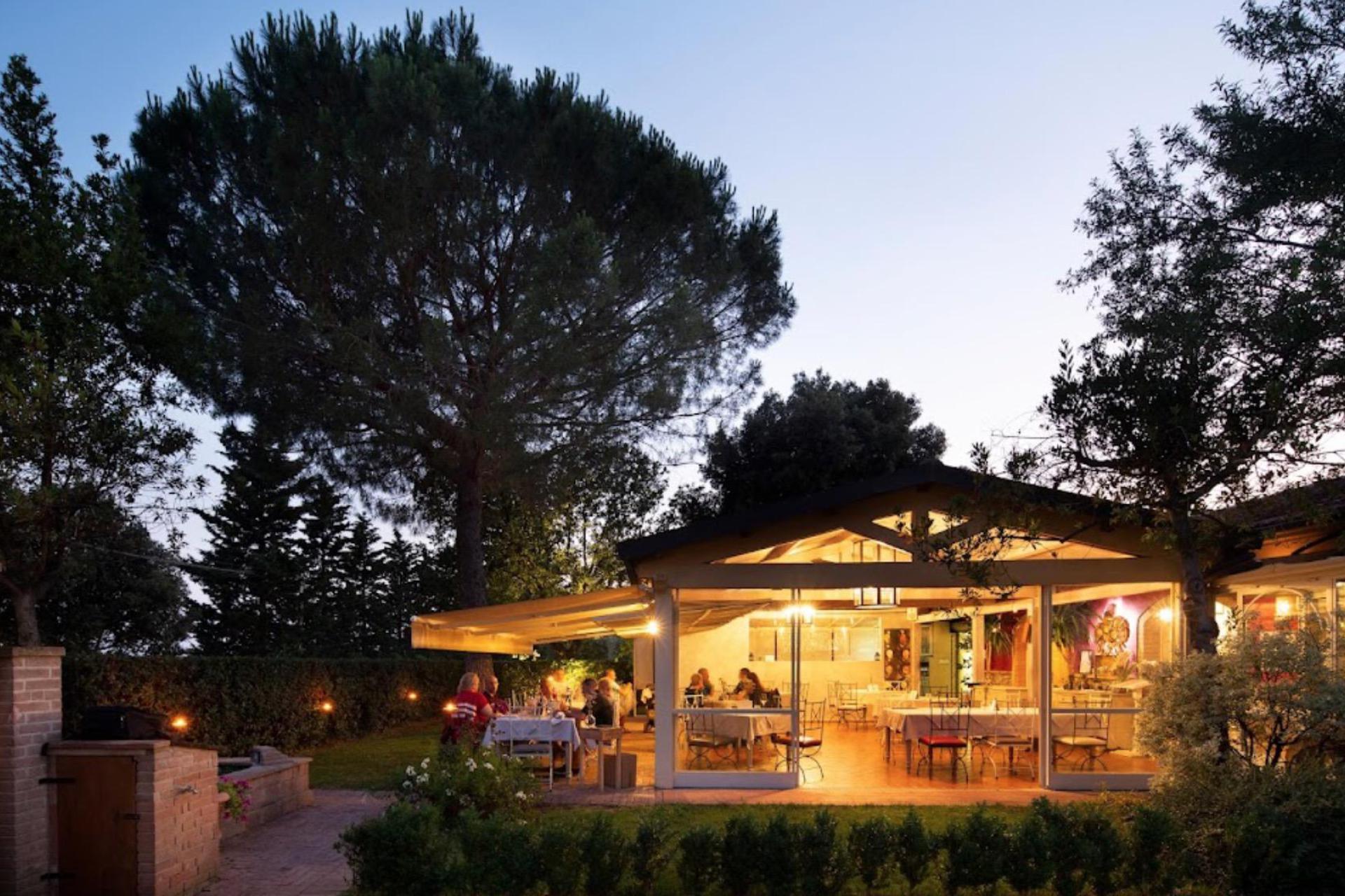 Family-friendly agriturismo with cozy restaurant