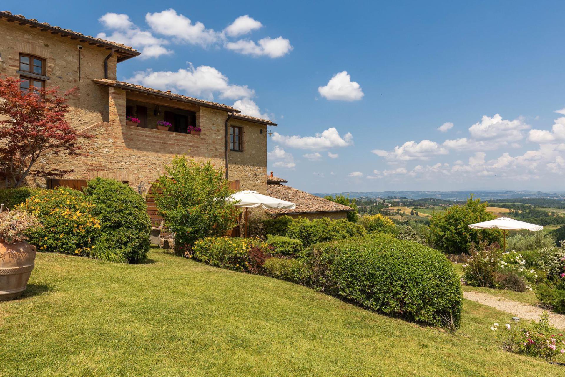 Luxe agriturismo en wijnboerderij bij San Gimignano