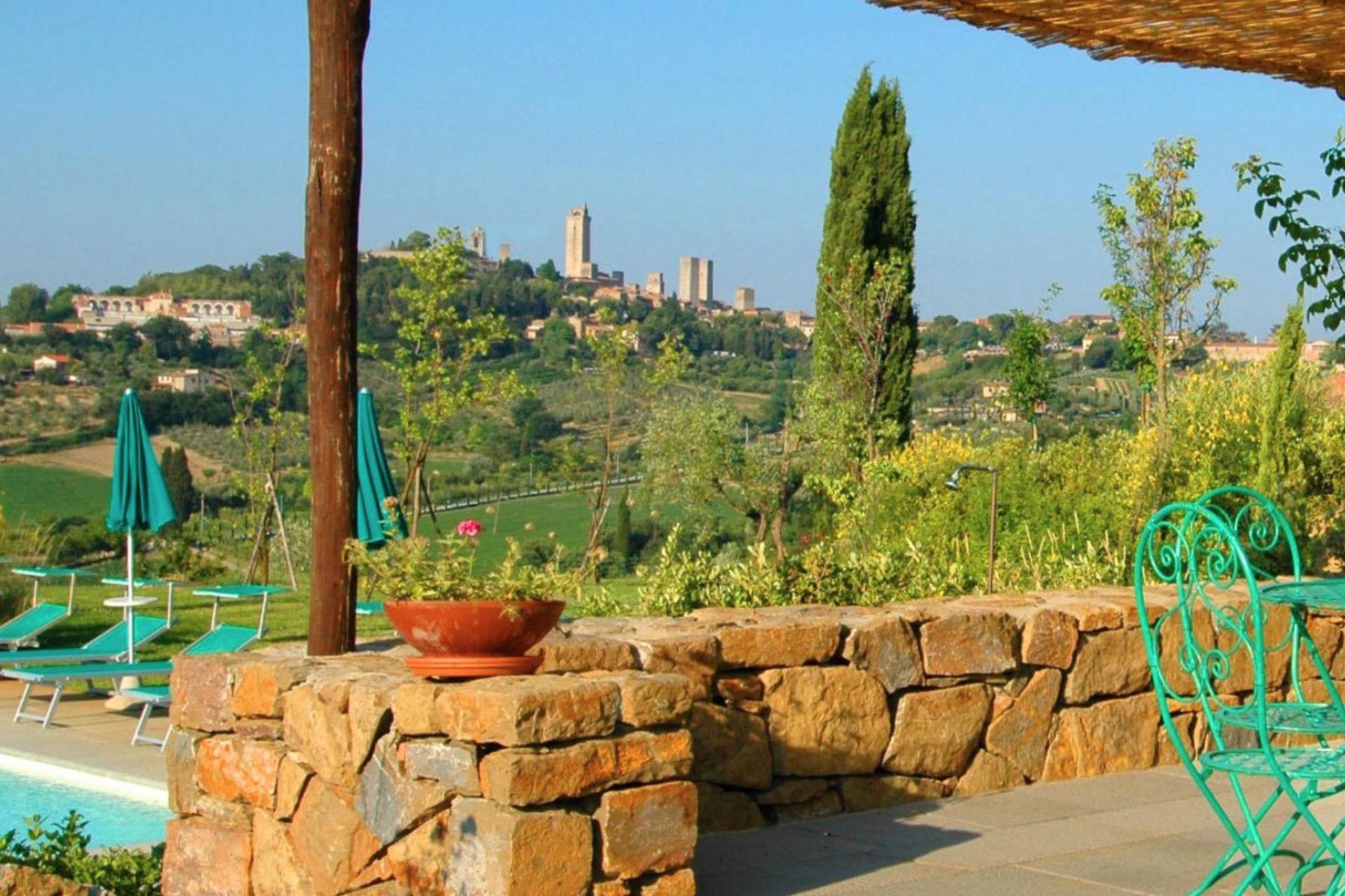Beautiful agriturismo with unique view of San Gimignano