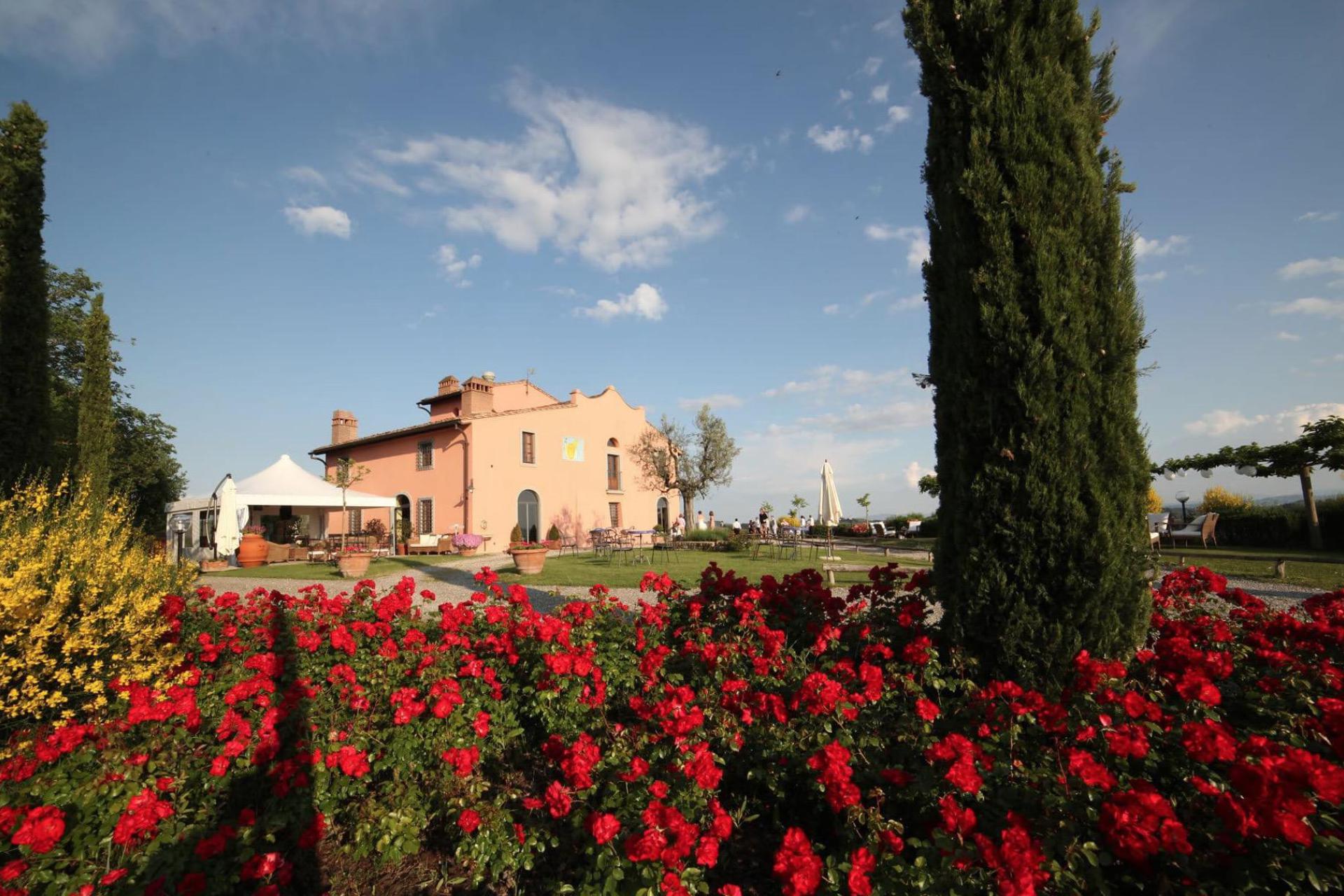 Agriturismo on a hilltop in the Chianti region