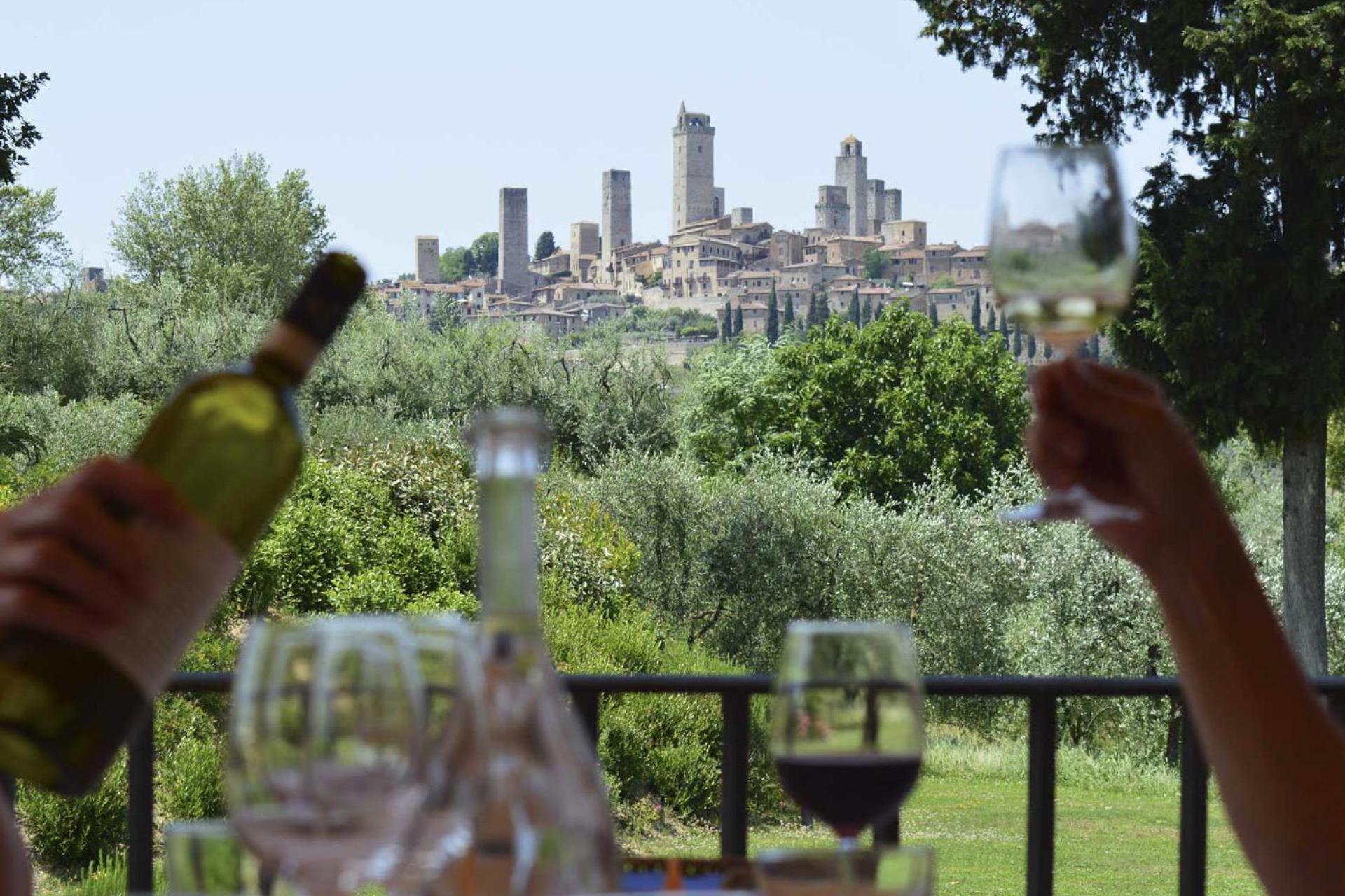 2. Charmante agriturismo met prachtig uitzicht op San Gimignano