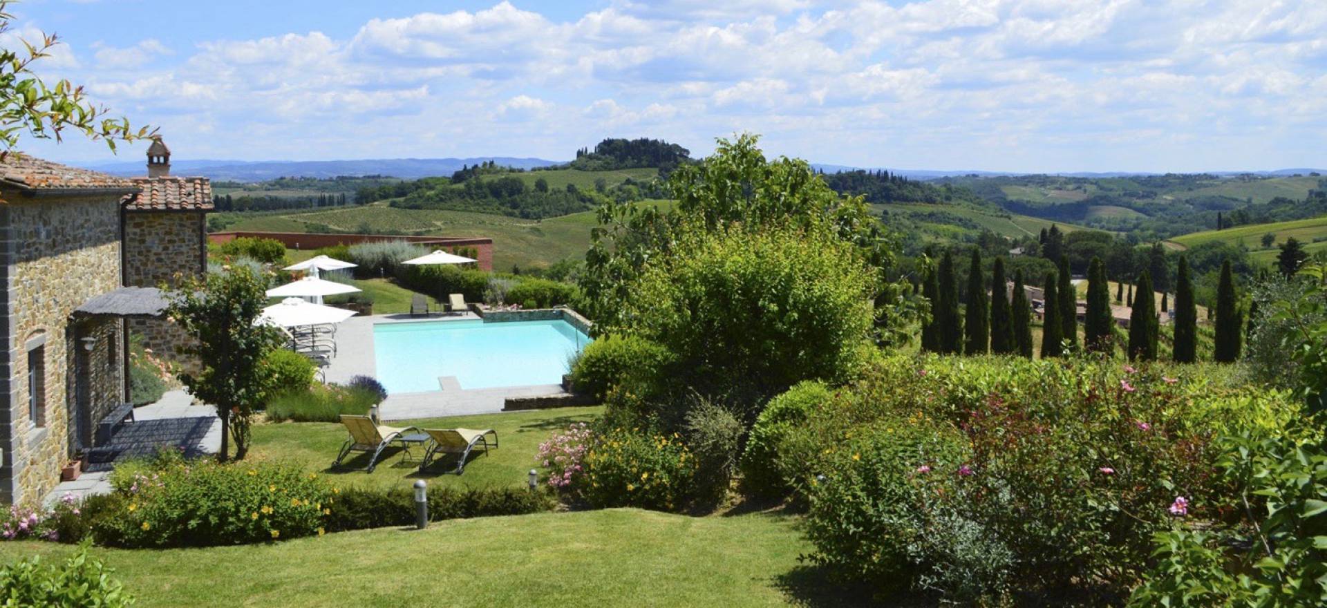 Agriturismo Tuscany Romantic agriturismo with views of San Gimignano